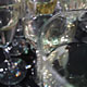 23 January 2010 – Reykjavík. Wine glases during photography exhibition.