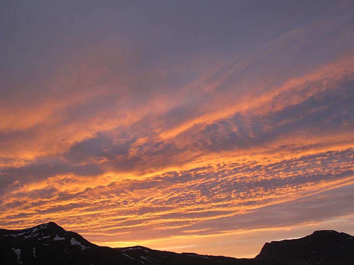 Djúpavík. Verschiedenes XXIII. - Abendhimmel. (04. bis 13.06.2010)