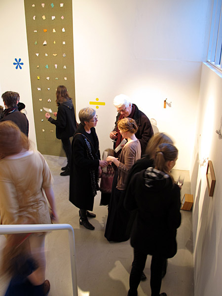 Reykjavík. Exhibition, ASÍ - Hildigunnur Birgisdóttir in Gryfja. - During the exhibition by <a href='http://www.facebook.com/profile.php?id=1545315078' target='_blank' class='linksnormal'>Hildigunnur Birgisdóttir</a>. (15 January 2011)