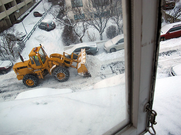 Reykjavík. Snjór er kominn. -  (04. bis 06.02.2011)