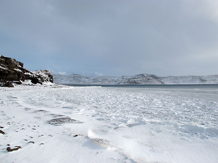 Kleifarvatn. In Ice. - III. (16 March 2011)