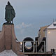 19.01.2012 – Reykjavík. Heute 'NO' vor der Hallgrímskirkja. (5 Bilder)