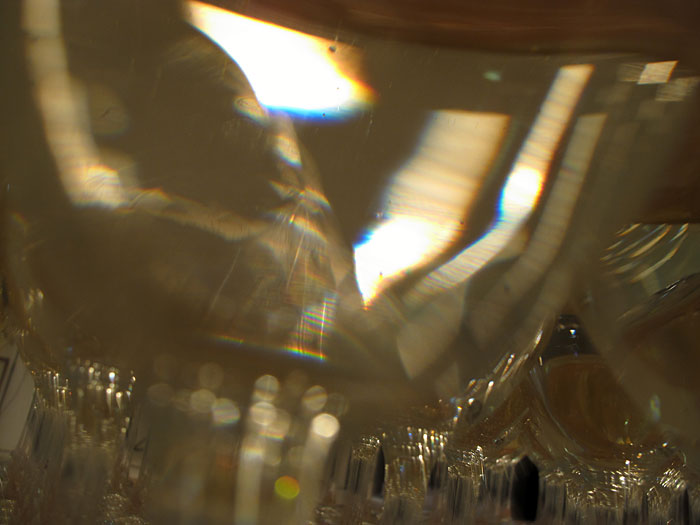 Reykjavík. Wine glases during the vernissage. - VII. (20 January 2012)