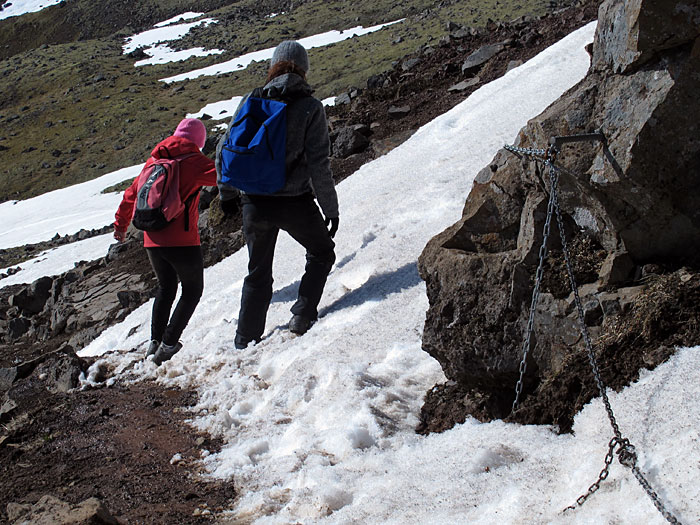 Reykjavík. Esja - the first time! - Now going down again ... (5 May 2012)