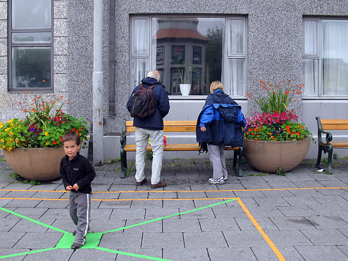 Reykjavík. "Meine Banken" heute am 20. Juli 2012. -  (20.07.2012)