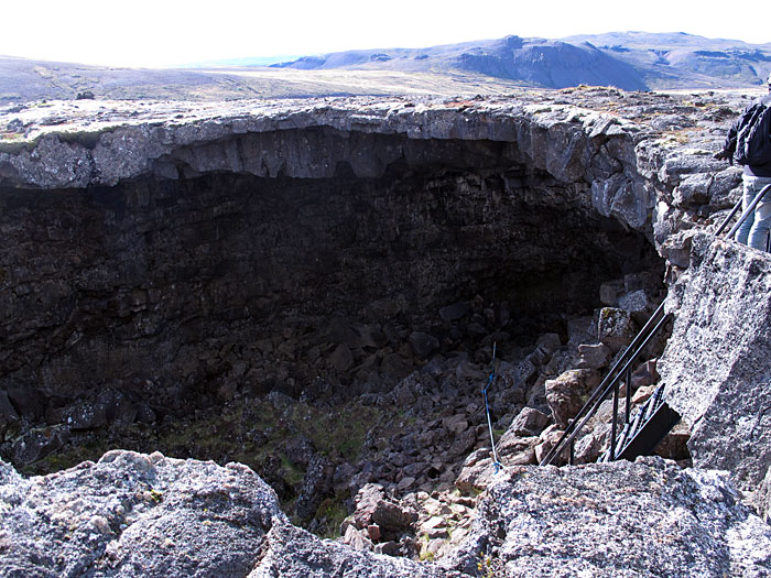Reykjavík. Haustferð - autumn trip. III. - Cave Víðgelmir (details <a href='http://www.fljotstunga.is/efni/lava_cave' target='_blank' class='linksnormal'>here</a> and <a href='http://en.wikipedia.org/wiki/V%C3%ADgelmir' target='_blank' class='linksnormal'>here</a>). (8 September 2012)