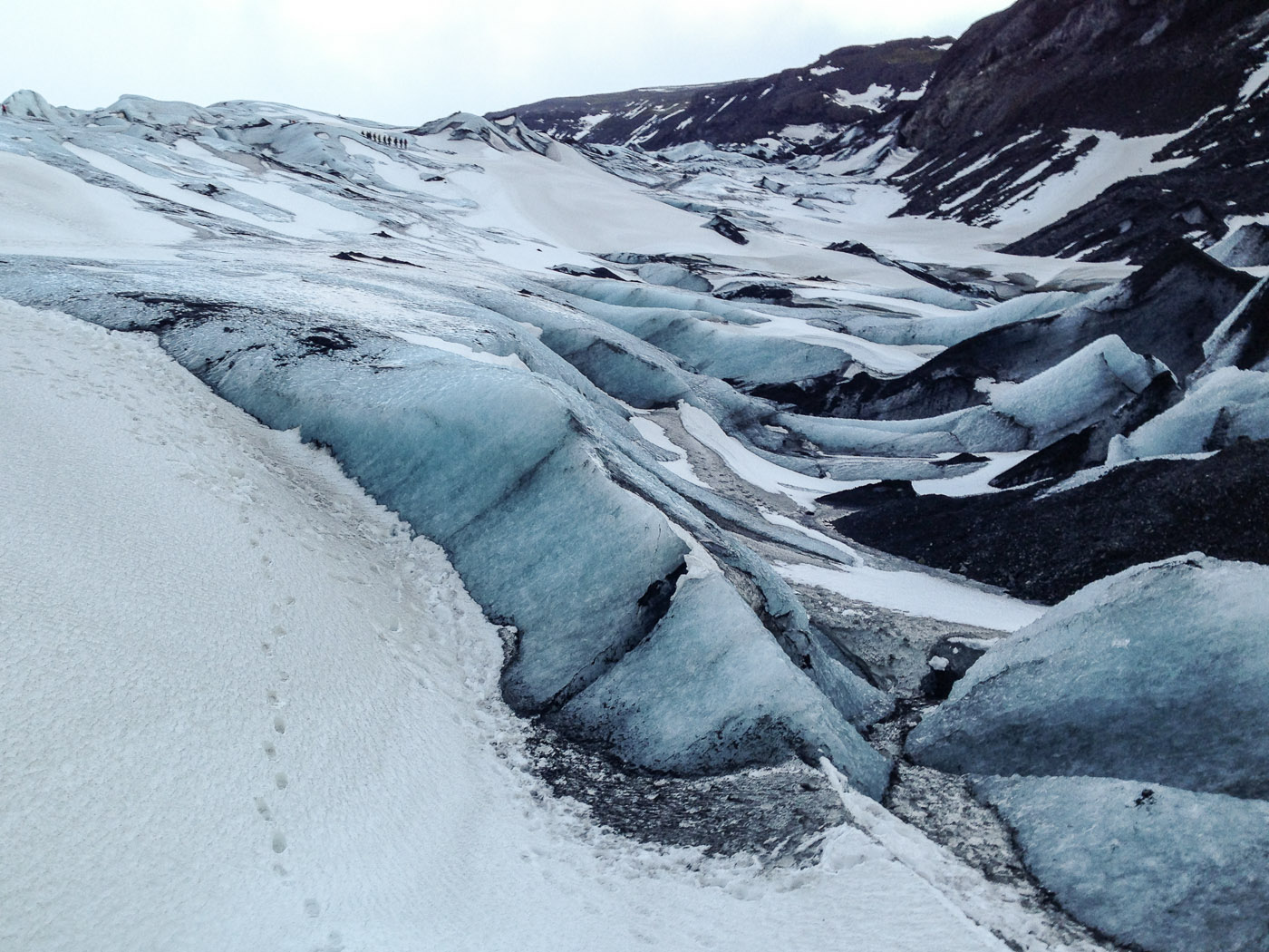 South Coast. Part 7 - Sólheimajökull. - Sólheimajökull. II. (18 January 2014)