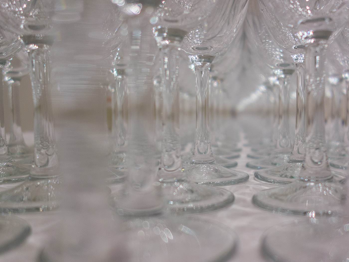 Reykjavík. Hafnarhús - Wine glasses during a vernissage! - II. (1 February 2014)