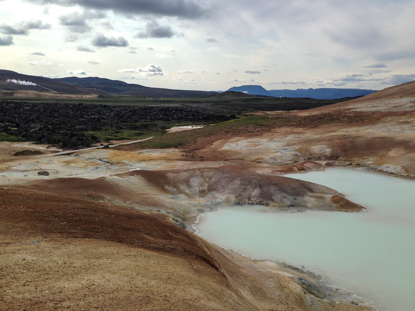Northern Iceland - Back to Svarfaðardalur. On vacation. - The Lavafield of Leirhnjúkur. I. (25 July 2014)