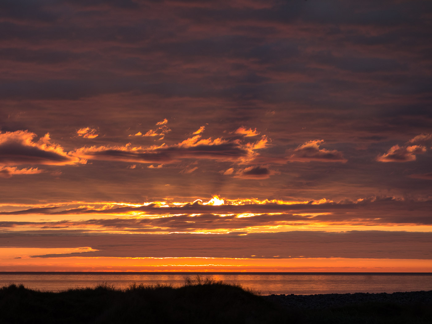 Northern Iceland - Herring and sunset. On vacation. - :-). II. (26 July 2014)