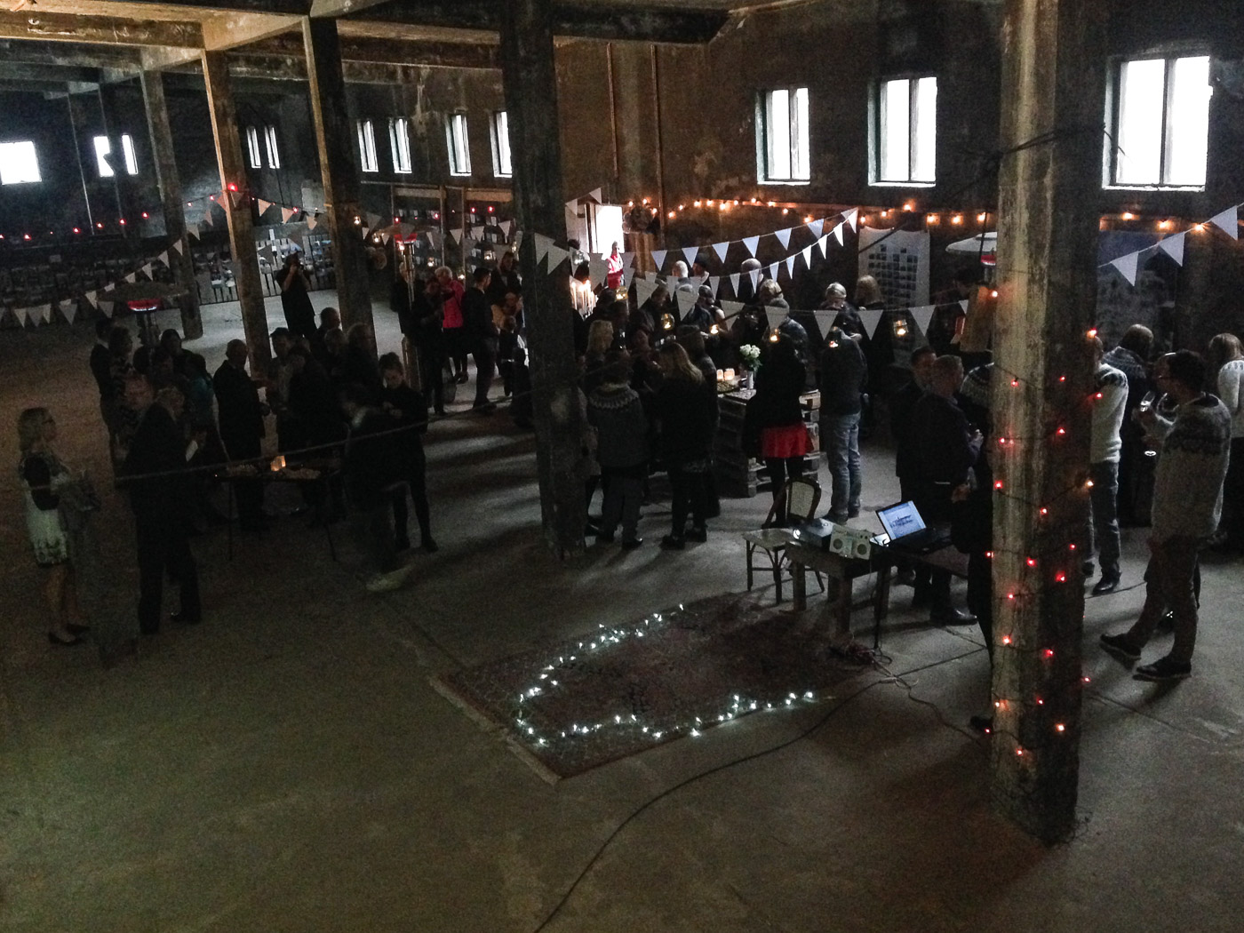 Djúpavík. One day or two nights, and a nice wedding! - The After-The-Church and Before-the-Dinner party in the Old Herring Factory. (29 till 31 August 2014)