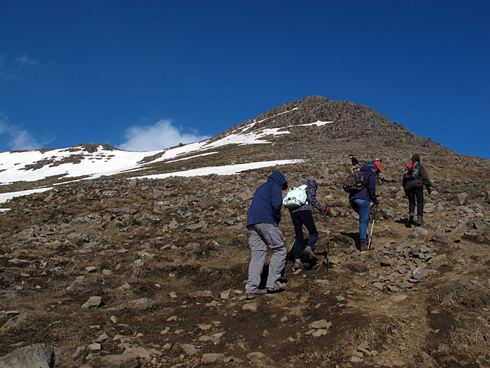 Reykjavík. Esja - the first time! - The last metres. (5 May 2012)