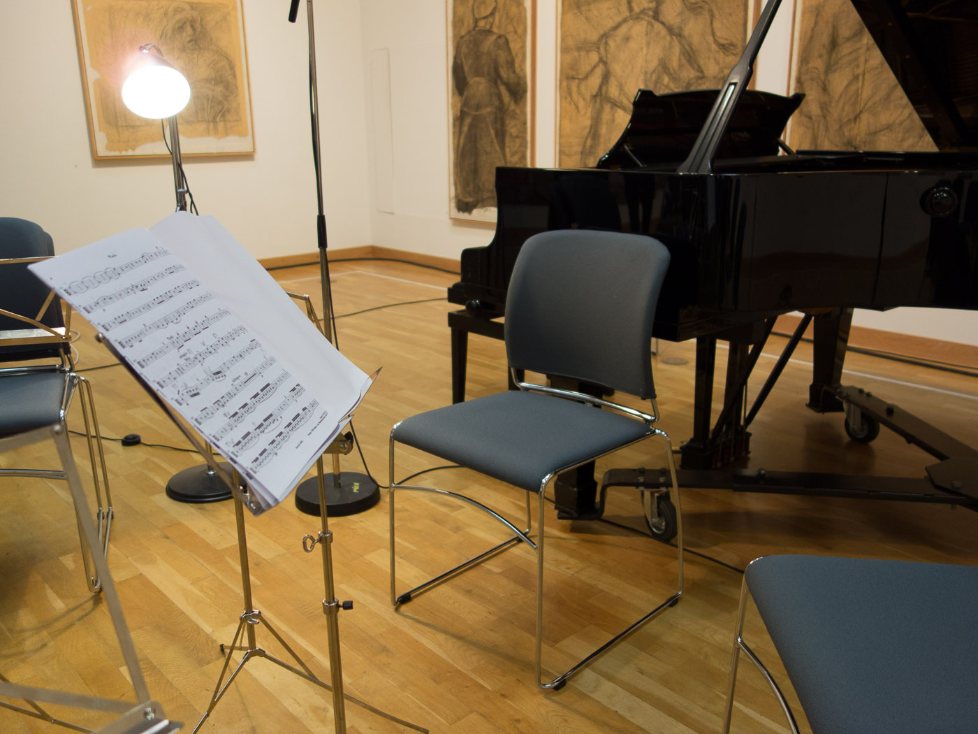 Reykjavík. Miscellaneous LXXIII. - Kjarvalsstaðir. A chamber concert is over. (20 till 31 January 2014)