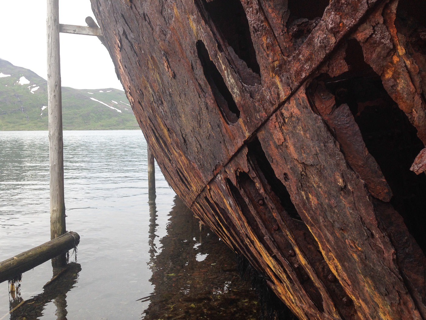 Djúpavík. Week 7. - Ship MS Suðurland, a detail. II. (7 till 13 July 2014)